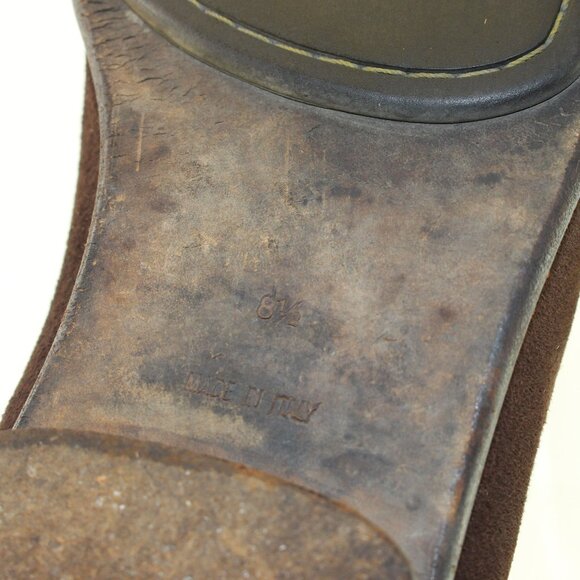 Louis Vuitton Brown Suede Leather Loafer Slip One Shoe (8.5 US) - Picture 14 of 14